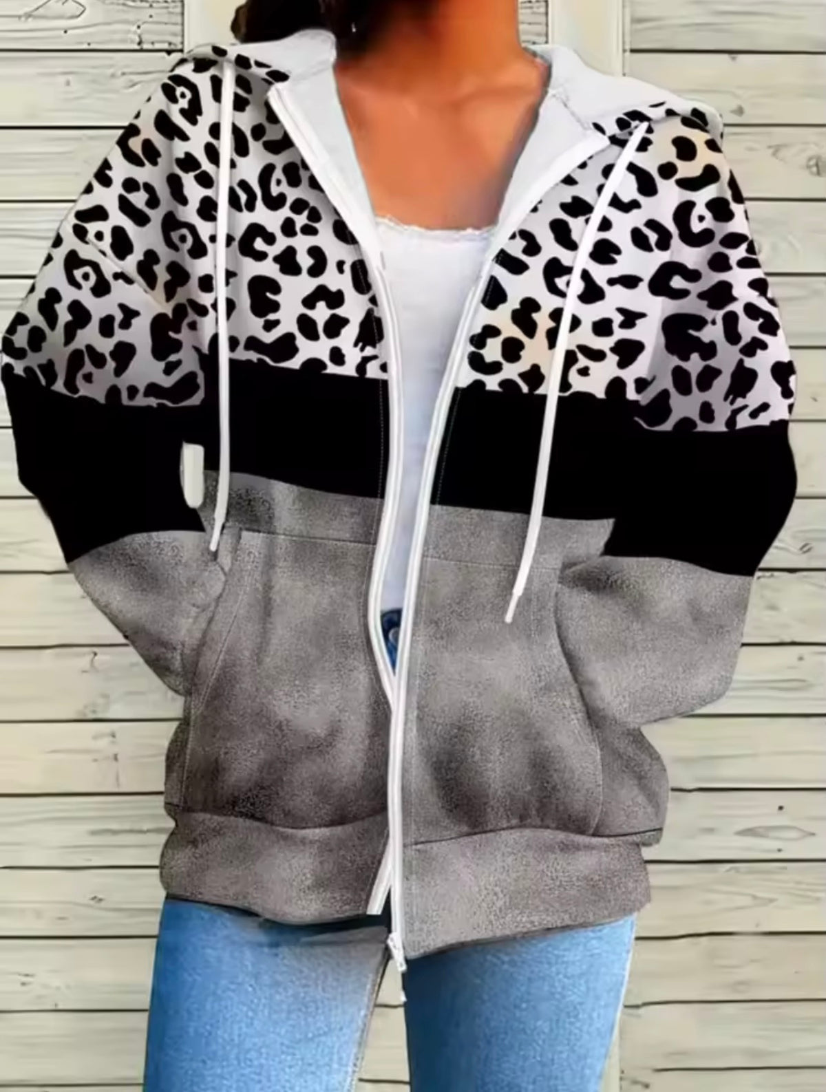 Untamed Queen Leopard Zip-Up Hoodie 👑🐆