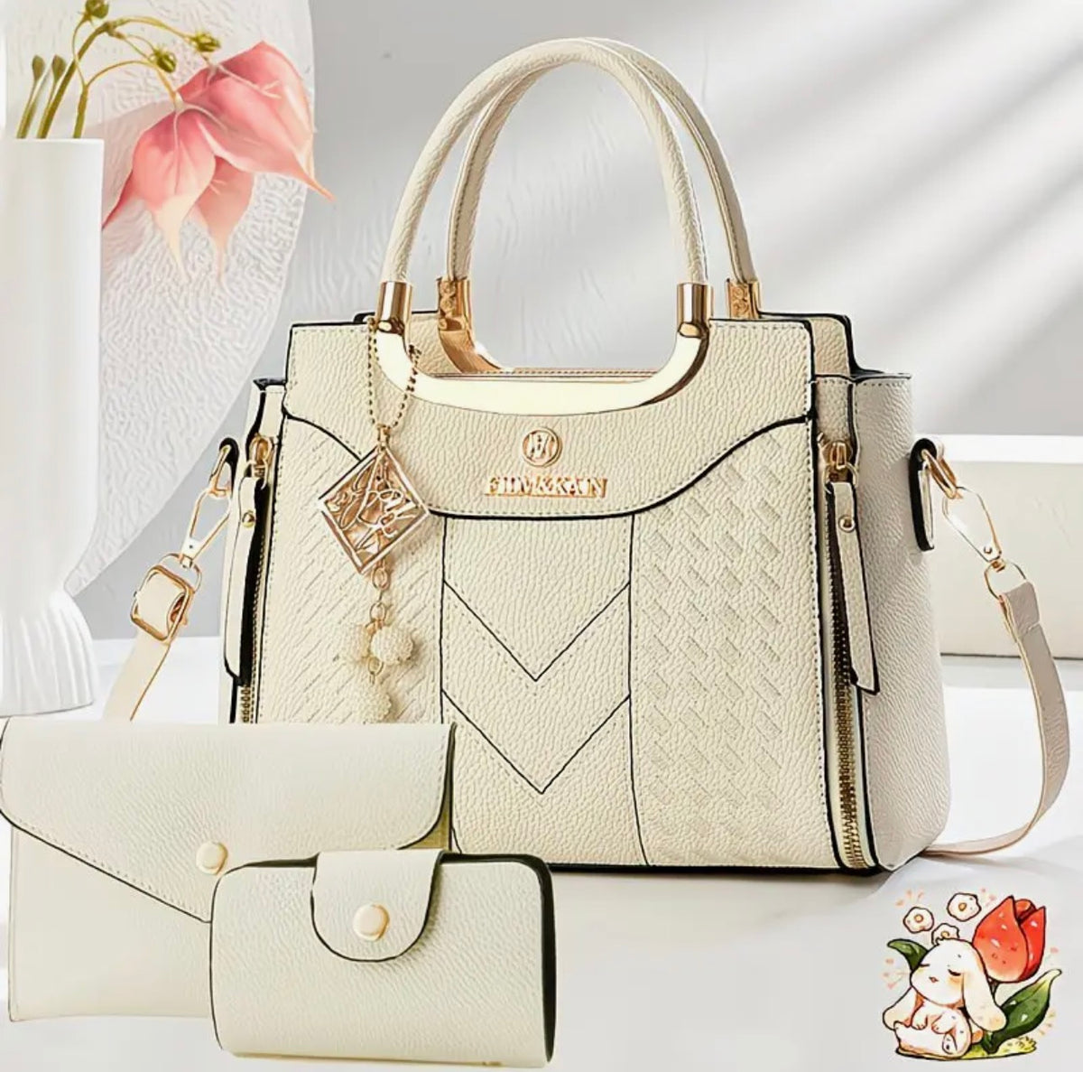 Luxe Elegance 3-Piece Handbag Set – Available in 5 Colours