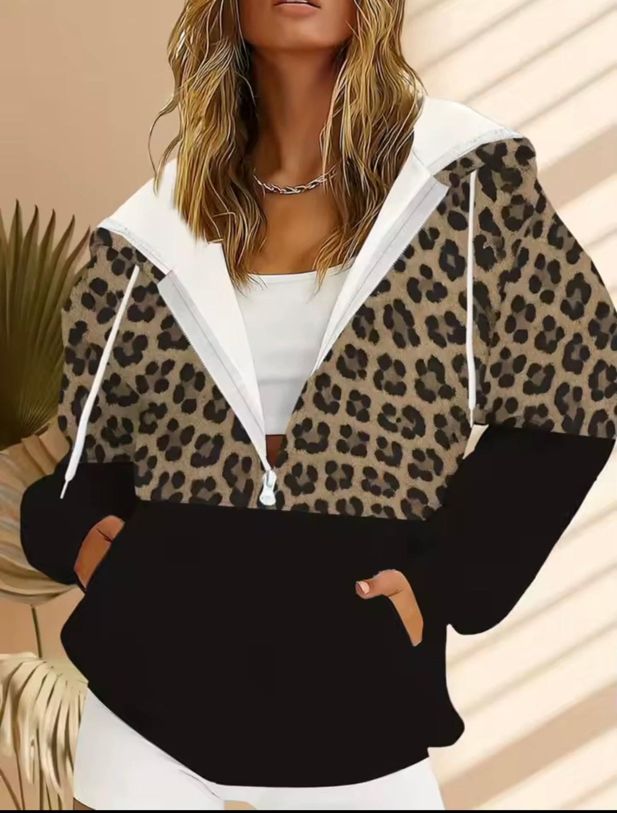 Untamed Queen Leopard Zip-Up Hoodie 👑🐆