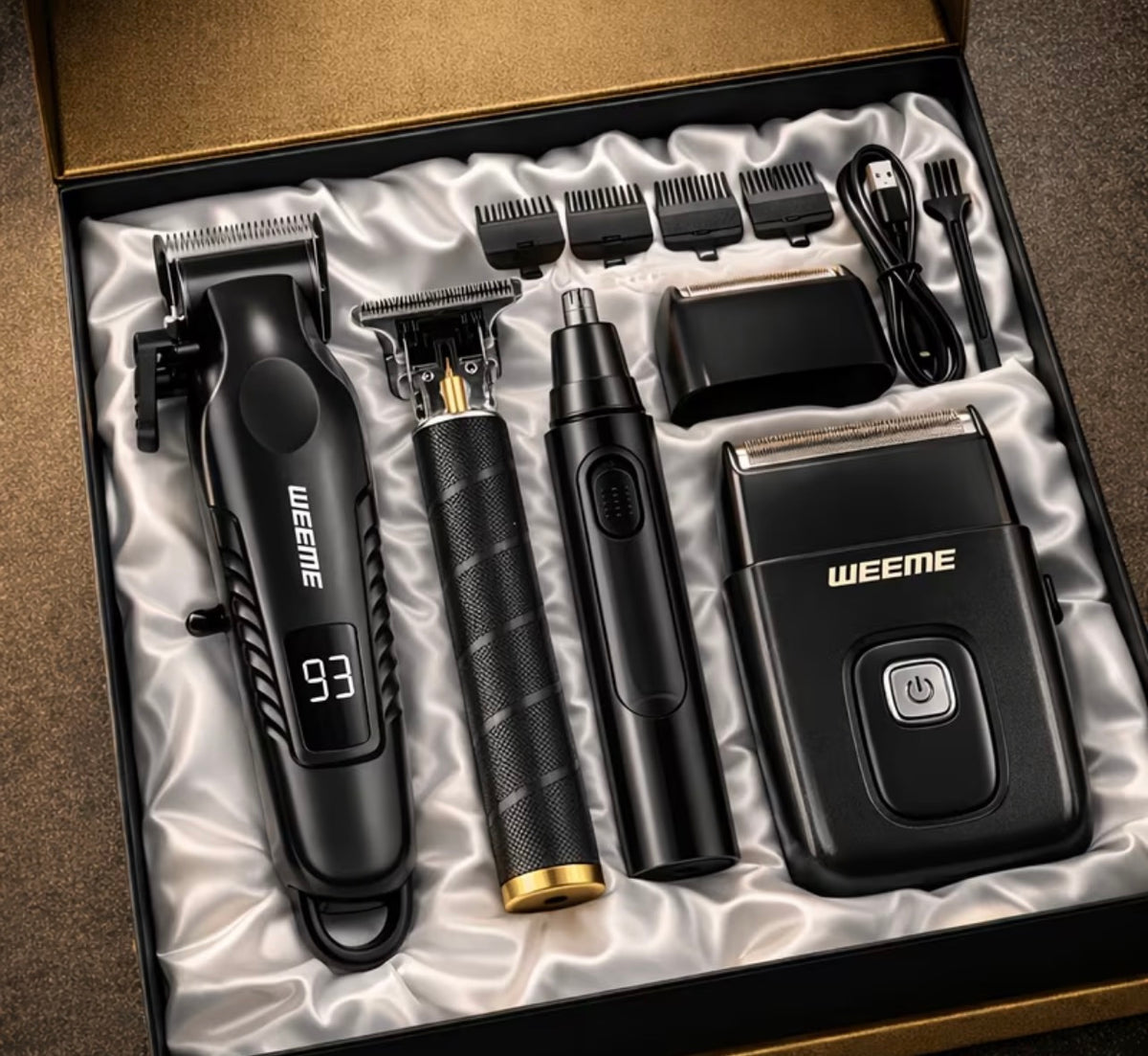 FLCN EliteGroom Luxury Men's Hair, Beard & Shaving Kit