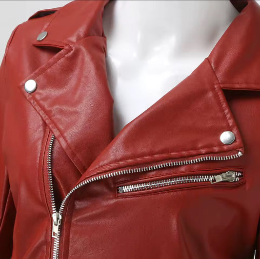 Faux leather vintage jacket *PRE ORDER *