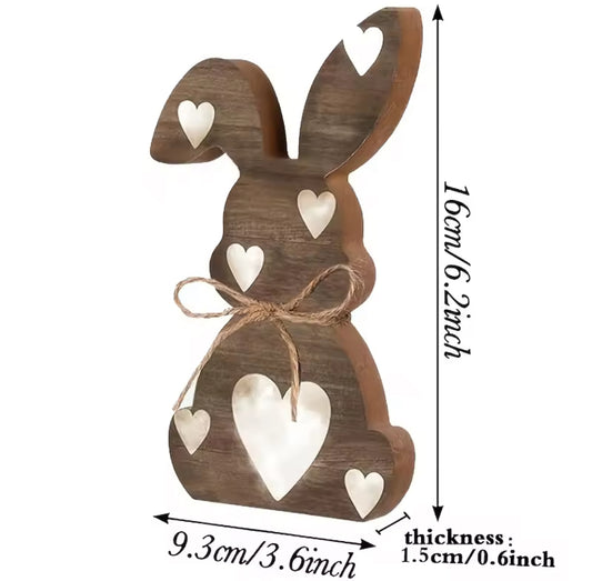 1 pc bunny decor plaque * Pre order *