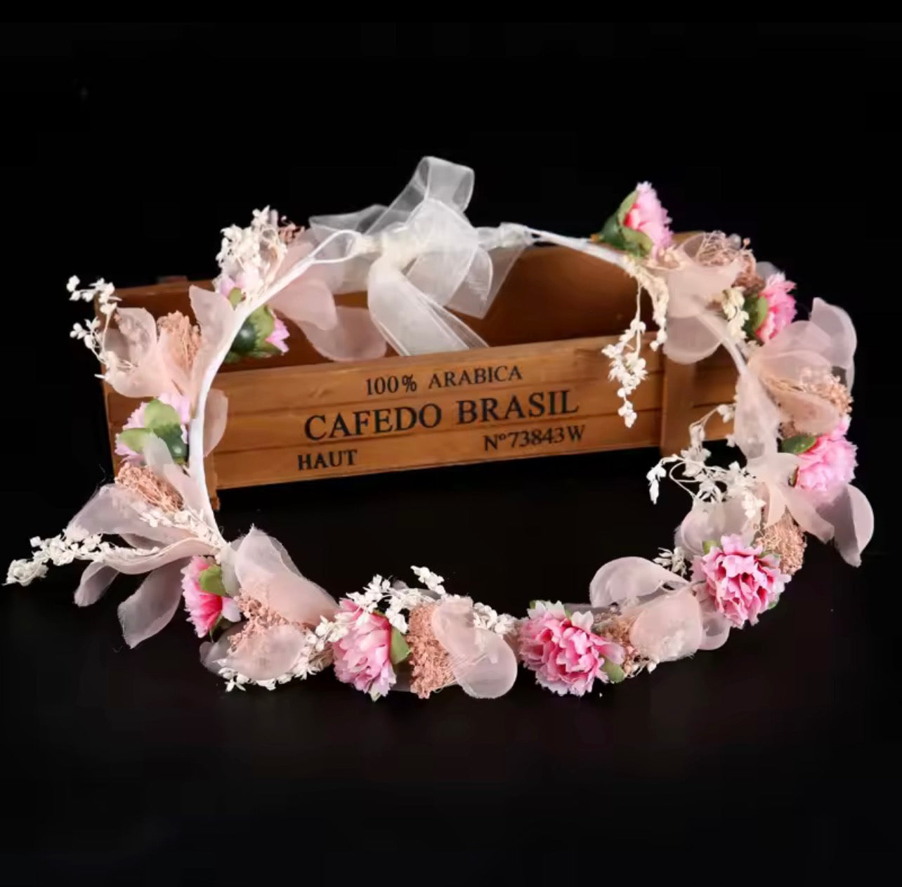 Pretty hair wreath