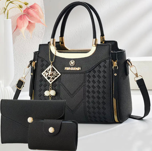 Luxe Elegance 3-Piece Handbag Set – Available in 5 Colours