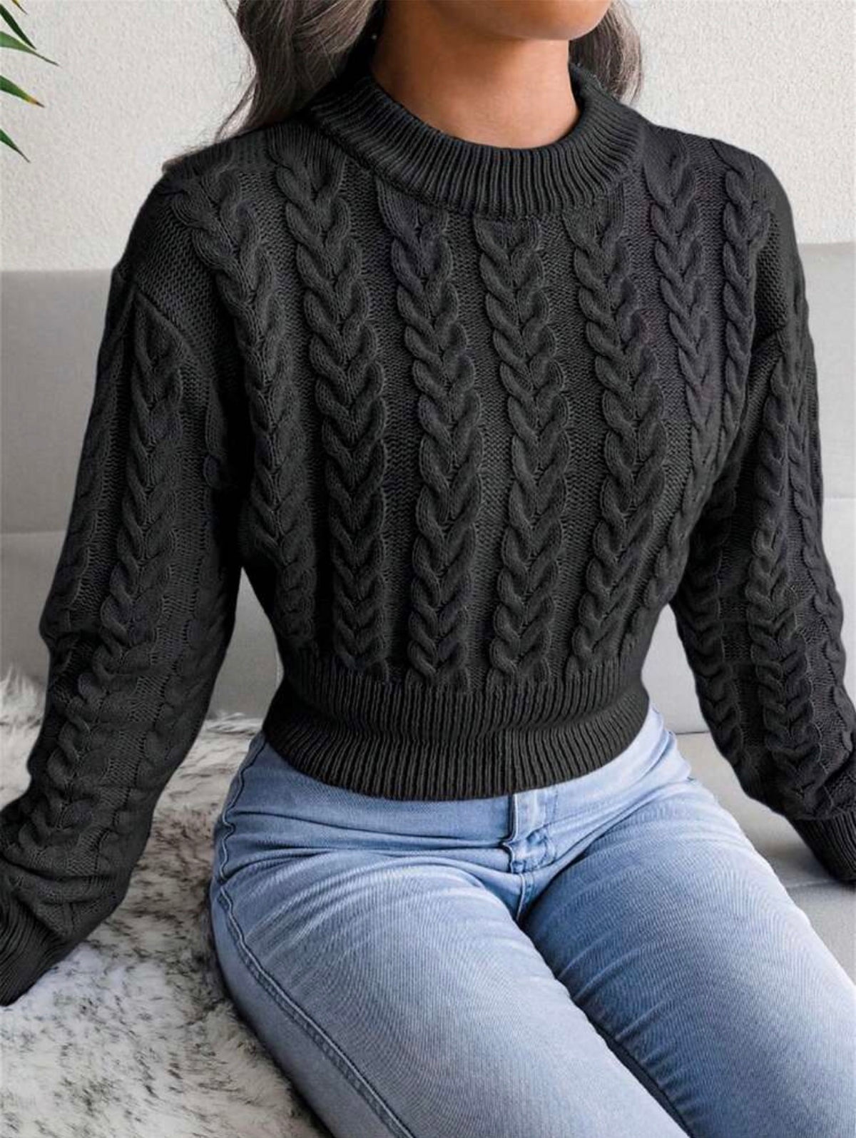🍷 Bliss Cable Knit Jumper ❤️✨