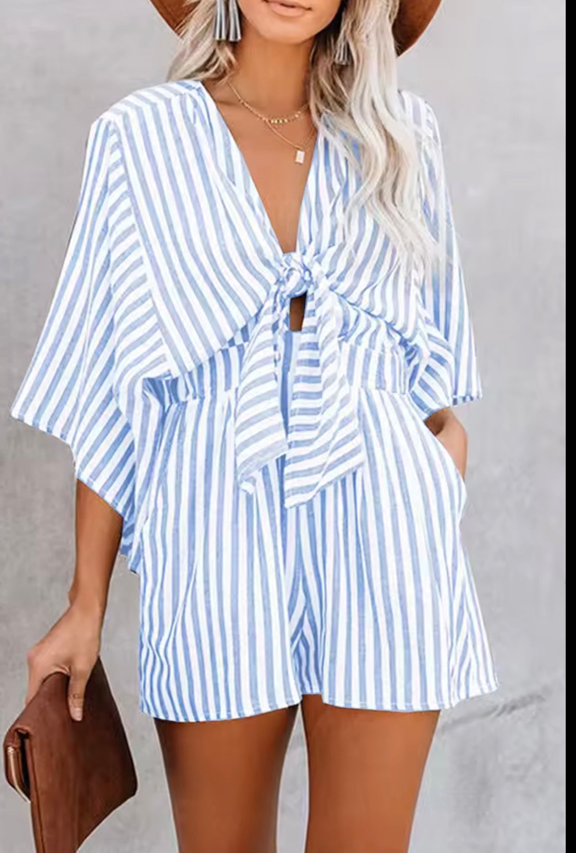 Stripped jumpsuit