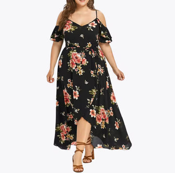 Summer flower dress plus size *PRE ORDER*