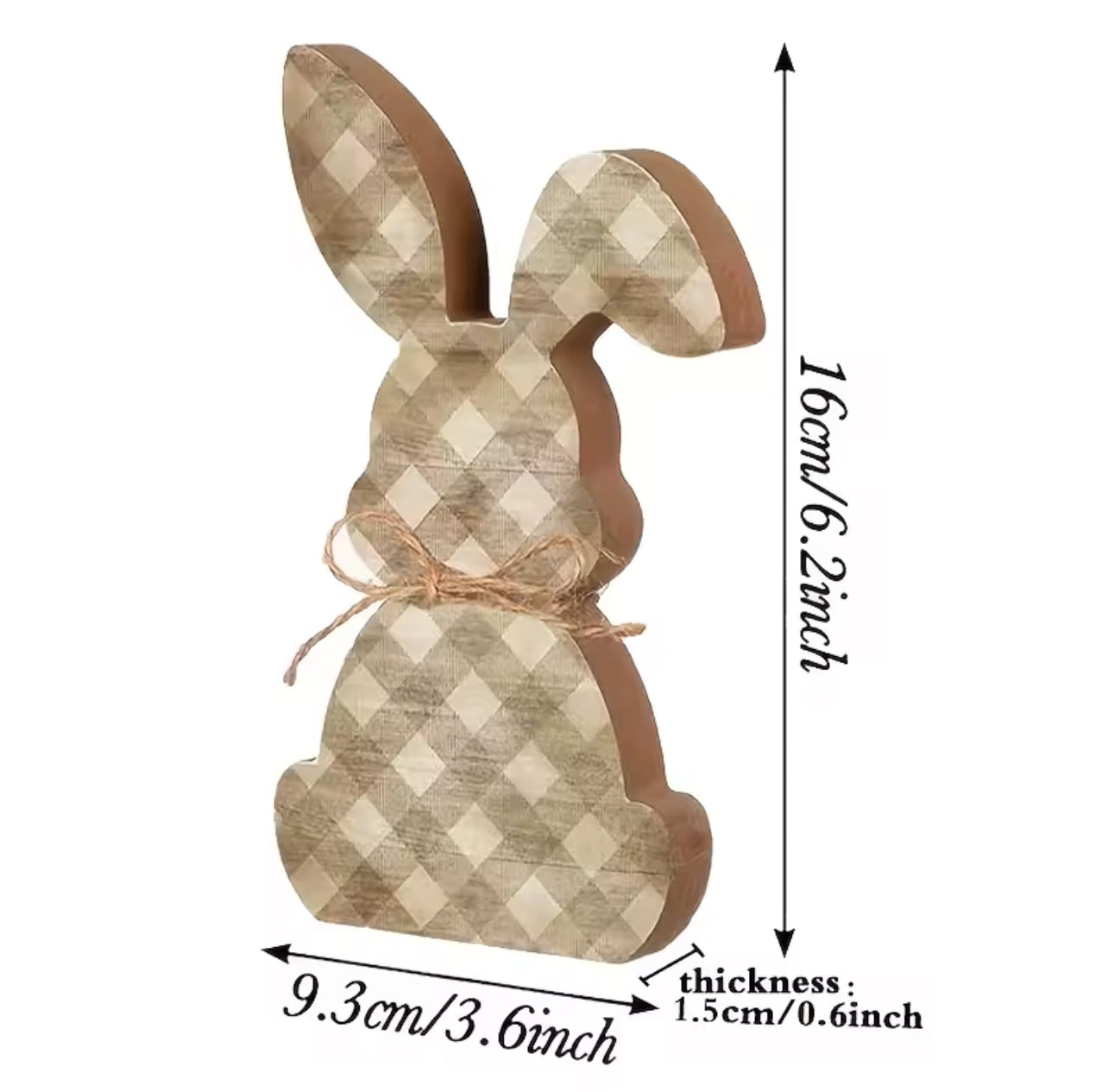 1 pc bunny decor plaque * Pre order *