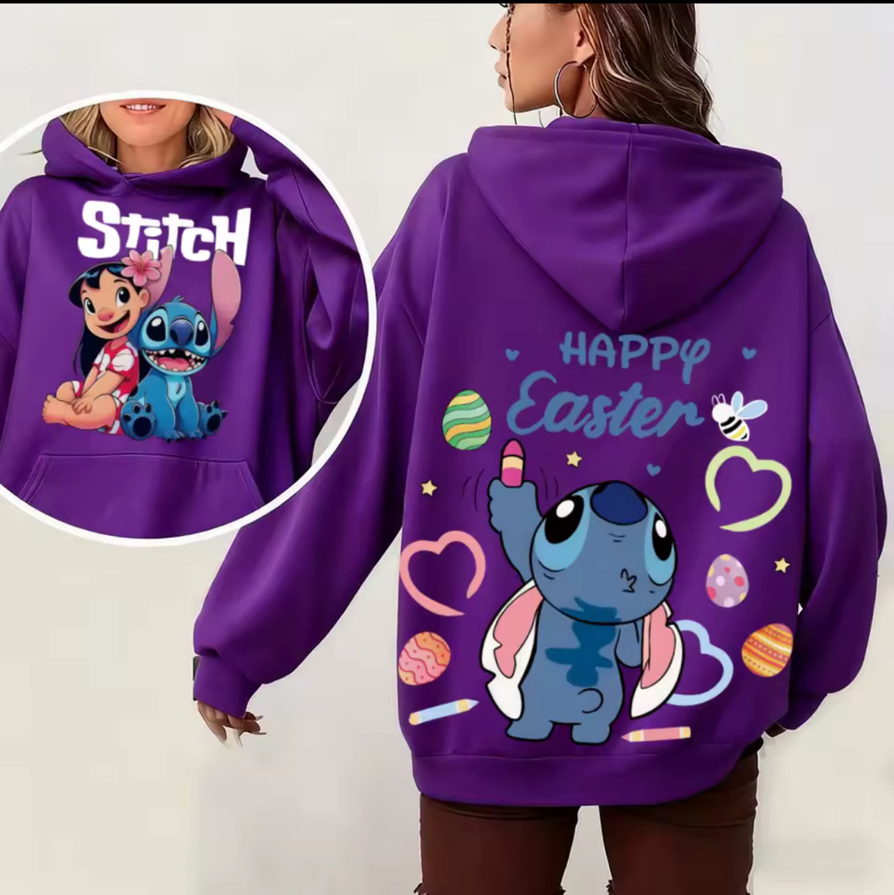 Stitch Happy Easter hoodie * pre order*
