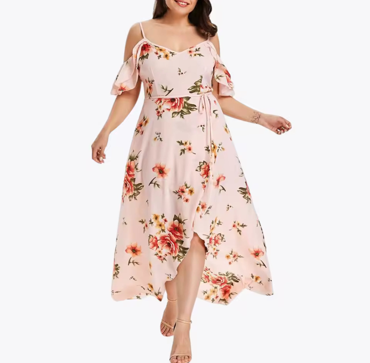 Summer flower dress plus size *PRE ORDER*