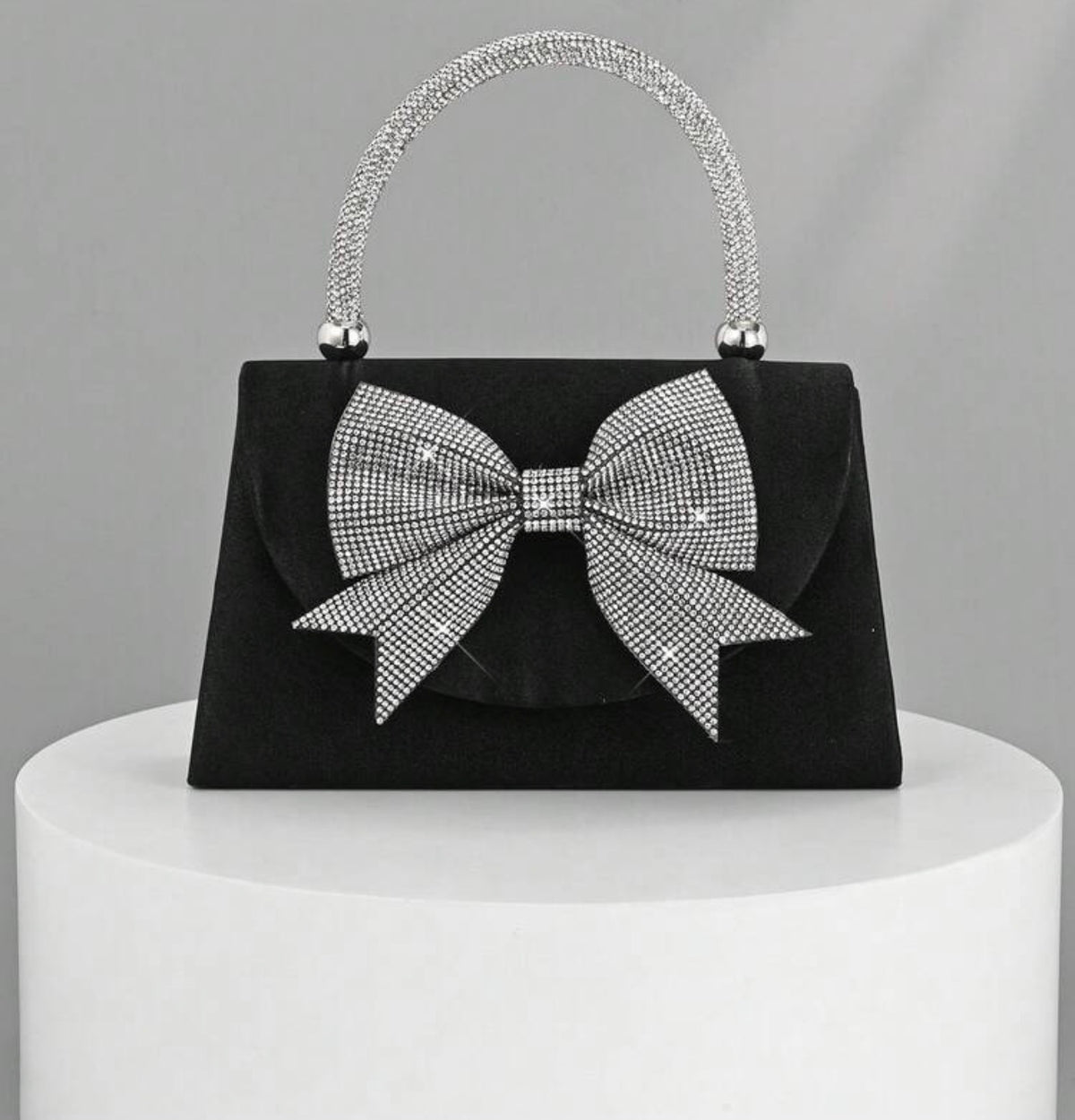 ✨ Midnight Diamond Bow Bag ✨