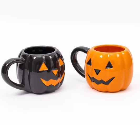 2 sets of Halloween mugs