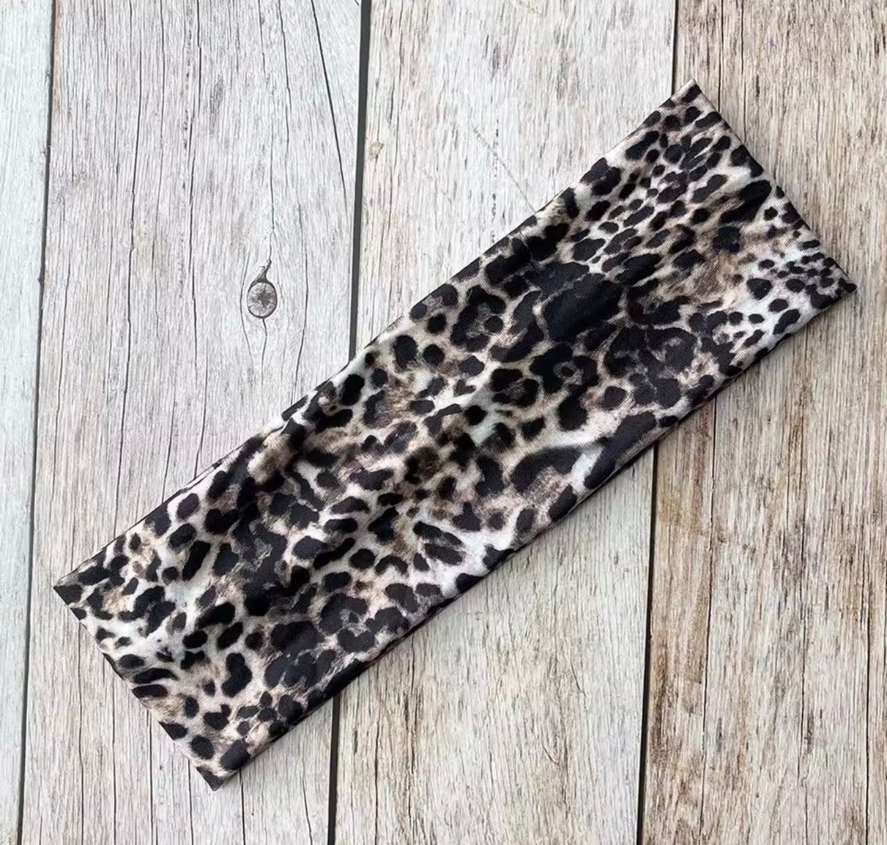 Leopard headband