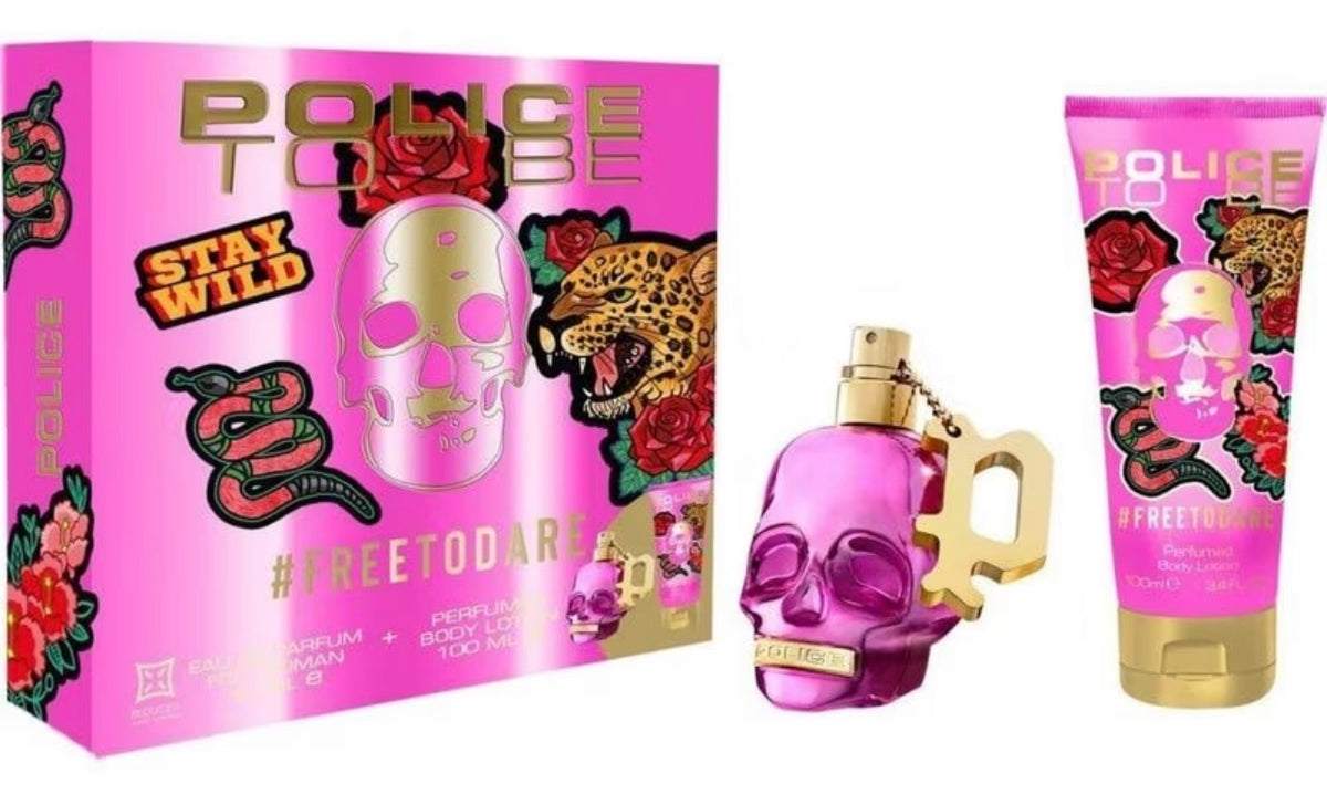 Police To Be Free To Dare for Woman Gift Set – Eau de Parfum 40ml & Body Lotion 100ml