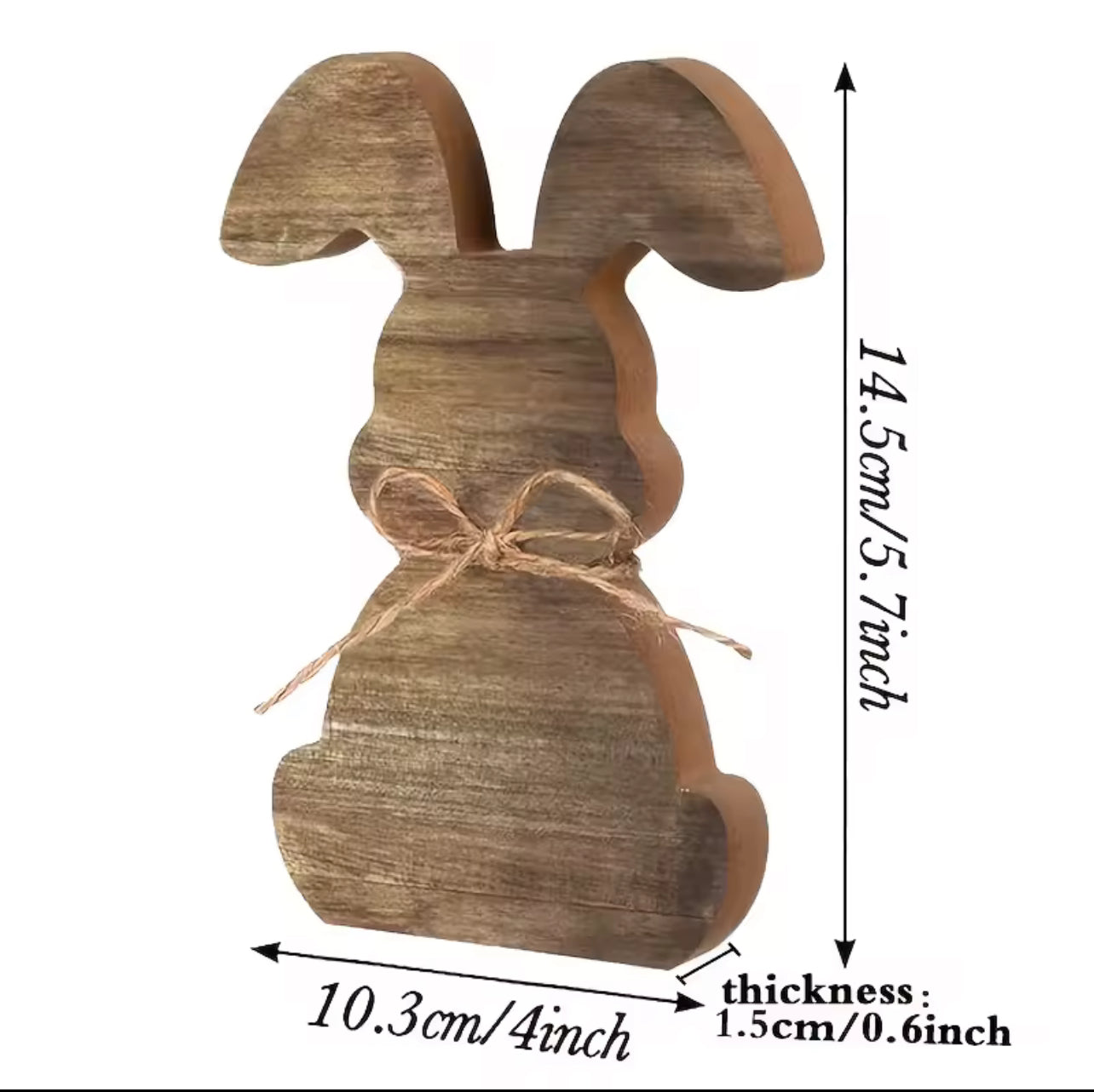 1 pc bunny decor plaque * Pre order *