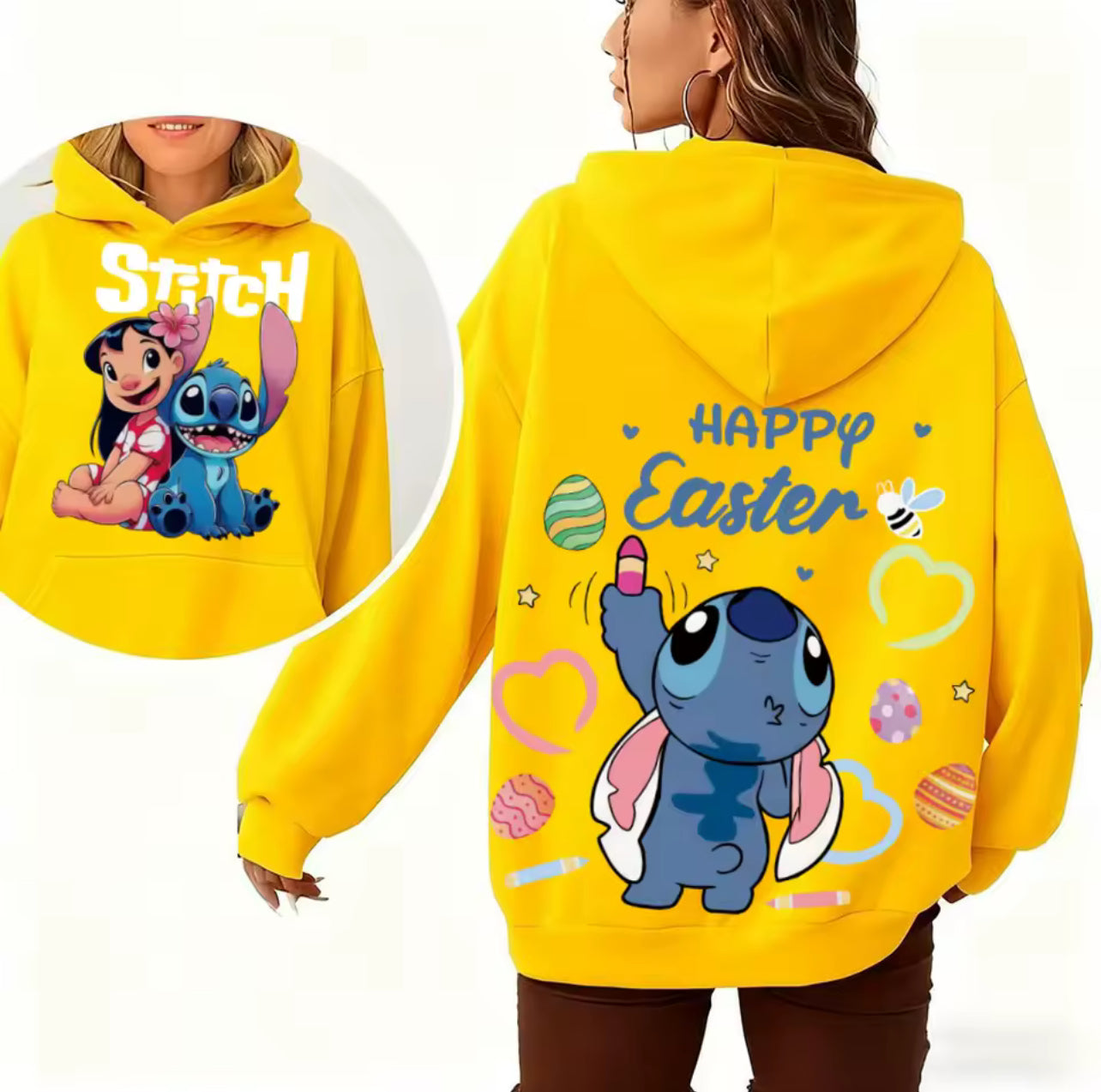 Stitch Happy Easter hoodie * pre order*