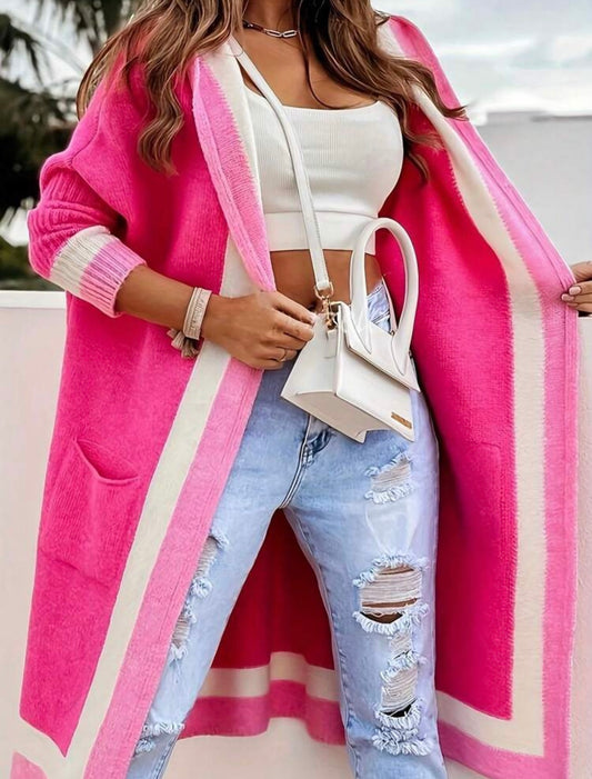 FLCN pink statement Cardigan