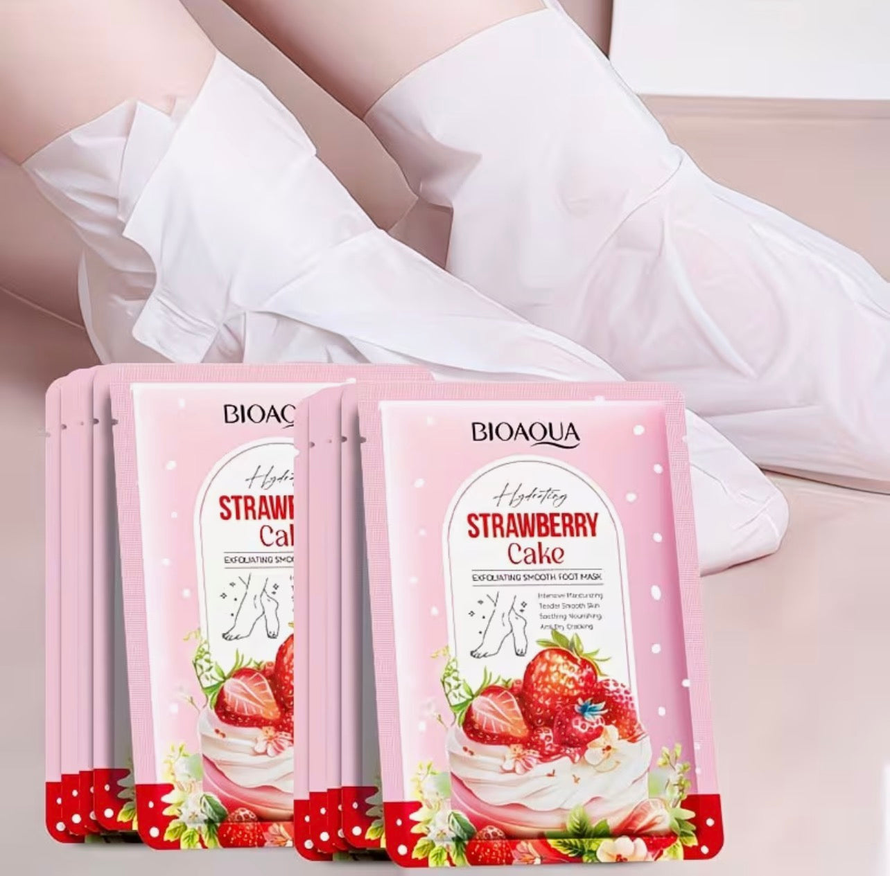 Strawberry foot mat