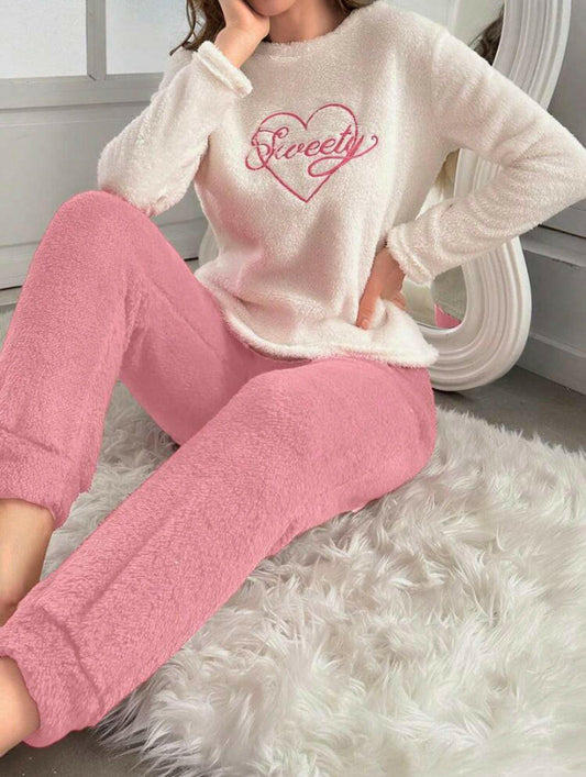 Pinky ‘sweet’ Flannel loungewear.
