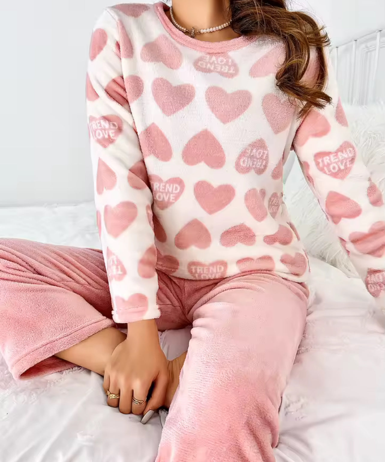 Women’s punk heart ‘trend love’ pyjamas set *pre order*