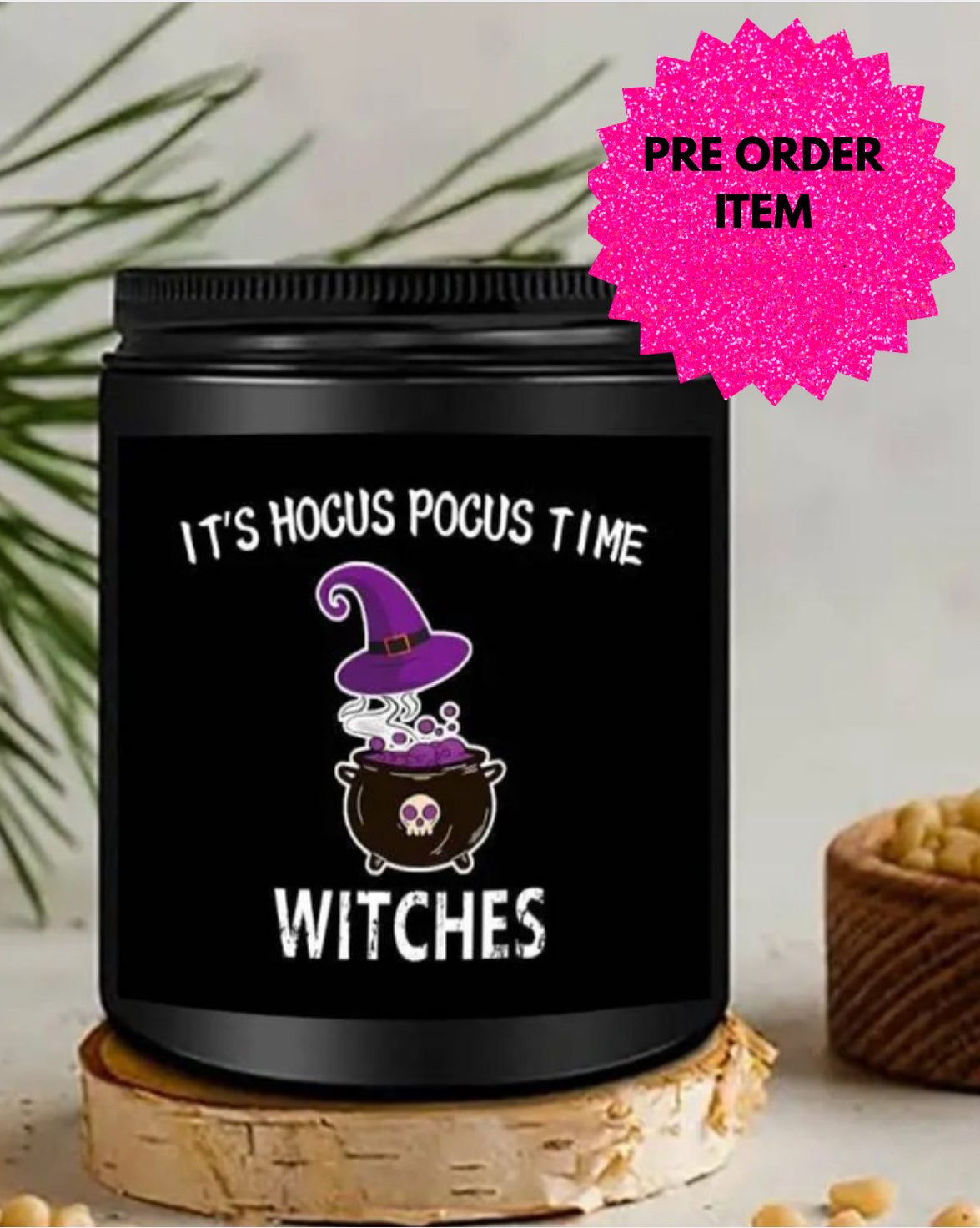 It’s hocus pocus time witches candle