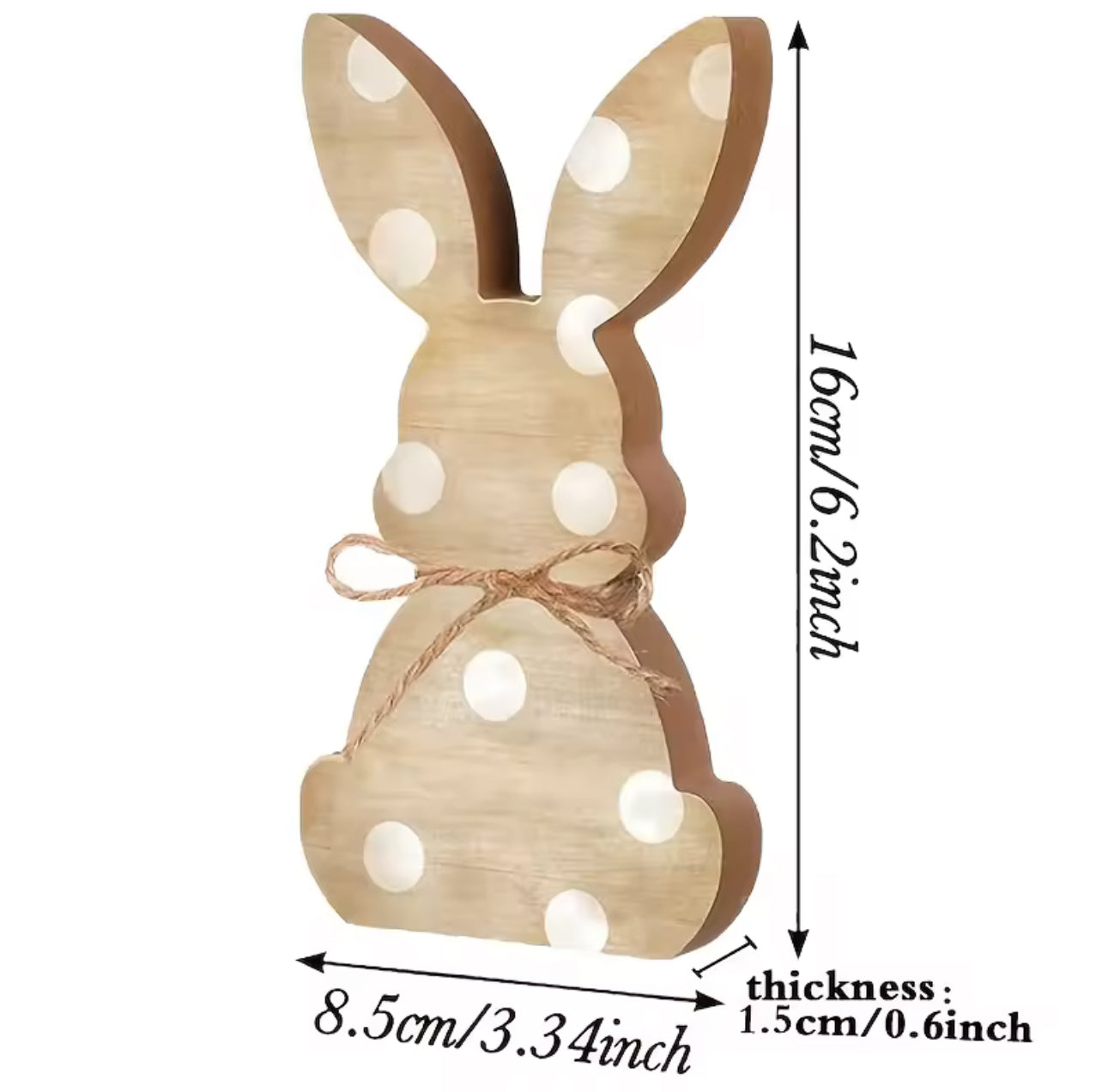 1 pc bunny decor plaque * Pre order *