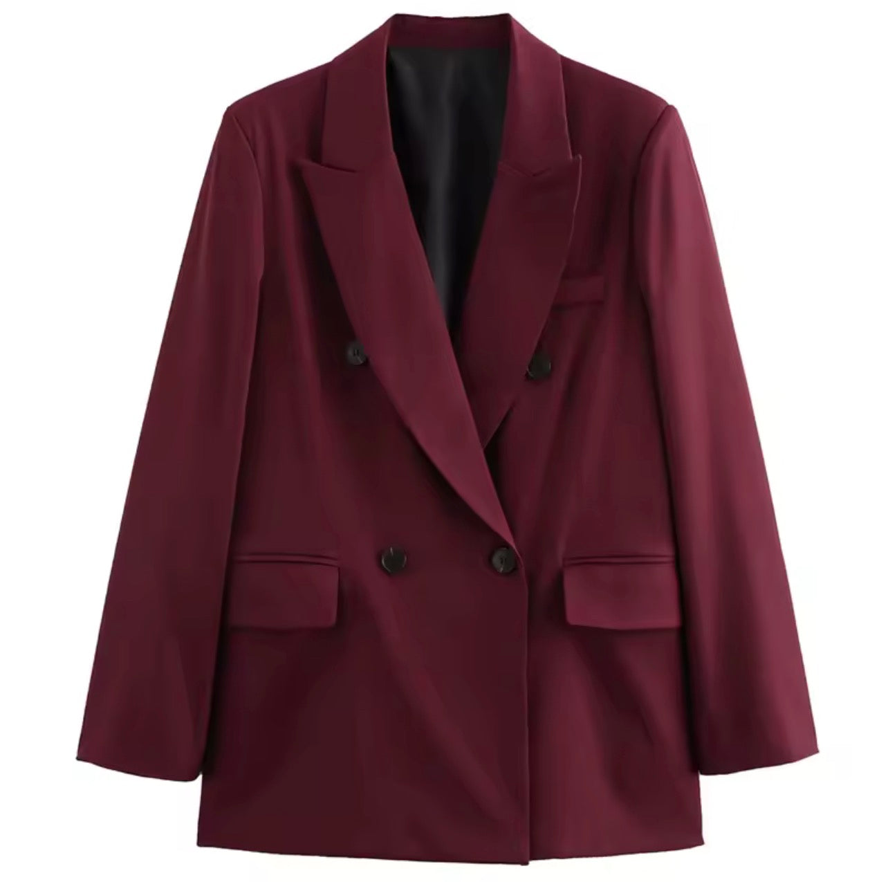 Burgundy Autumn Blazer