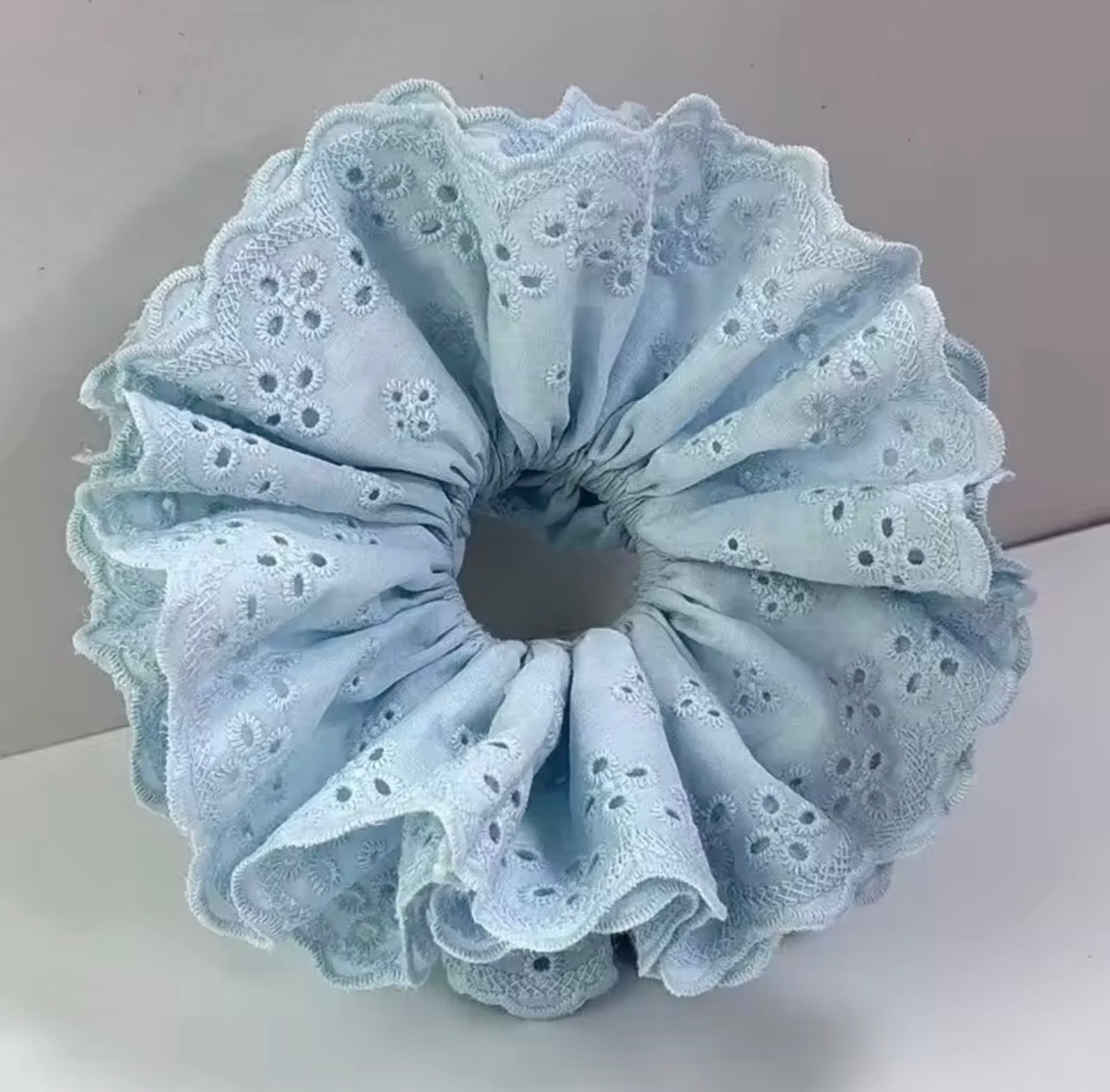 Lace 4 layers large hair scrunchies