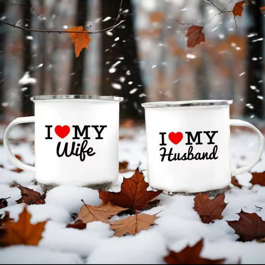 I love my wife I love my husband mug