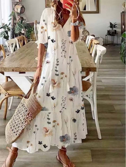 Vintage bohemian dress