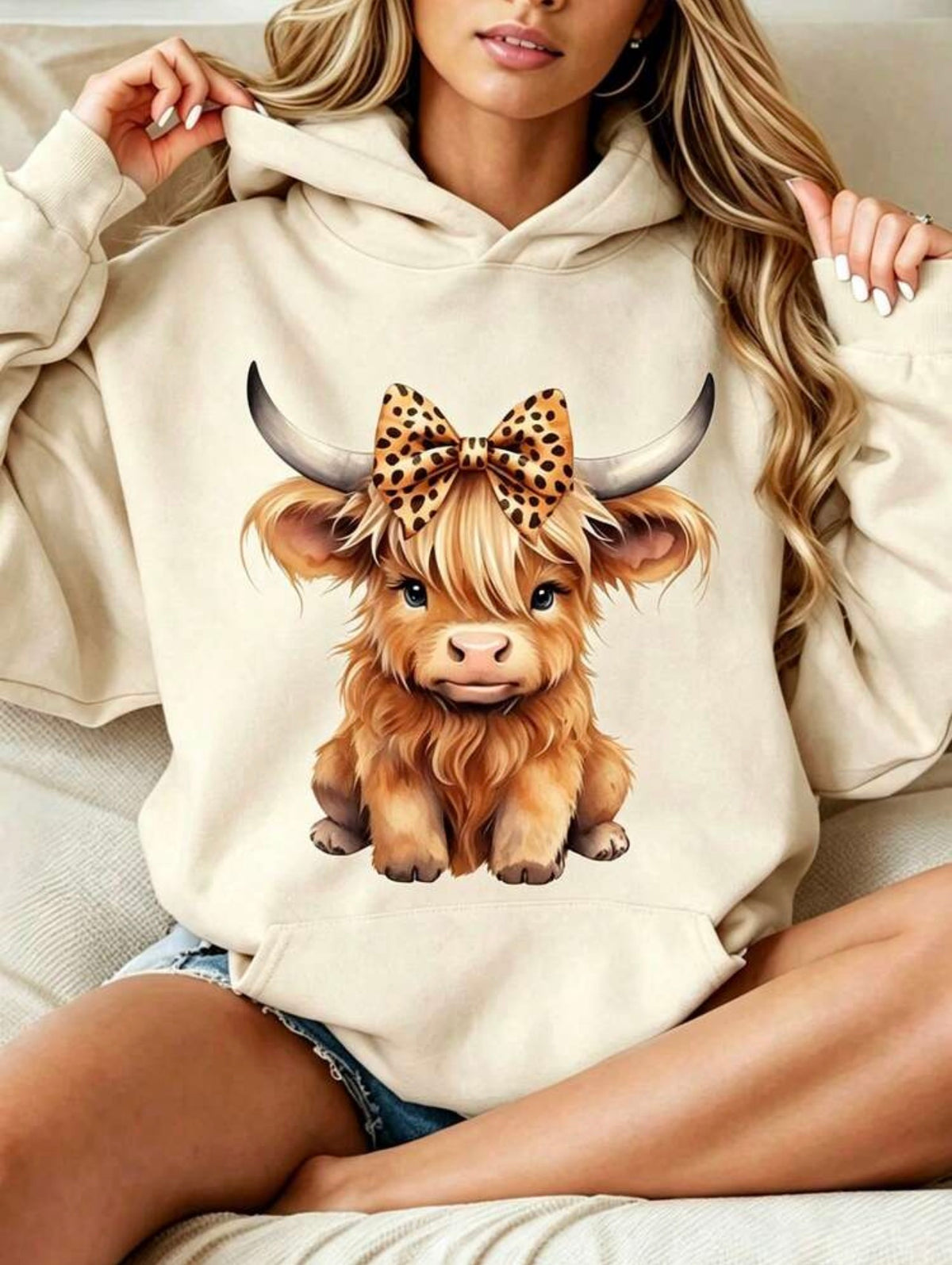 Highland Blossom Oversized Hoodie
