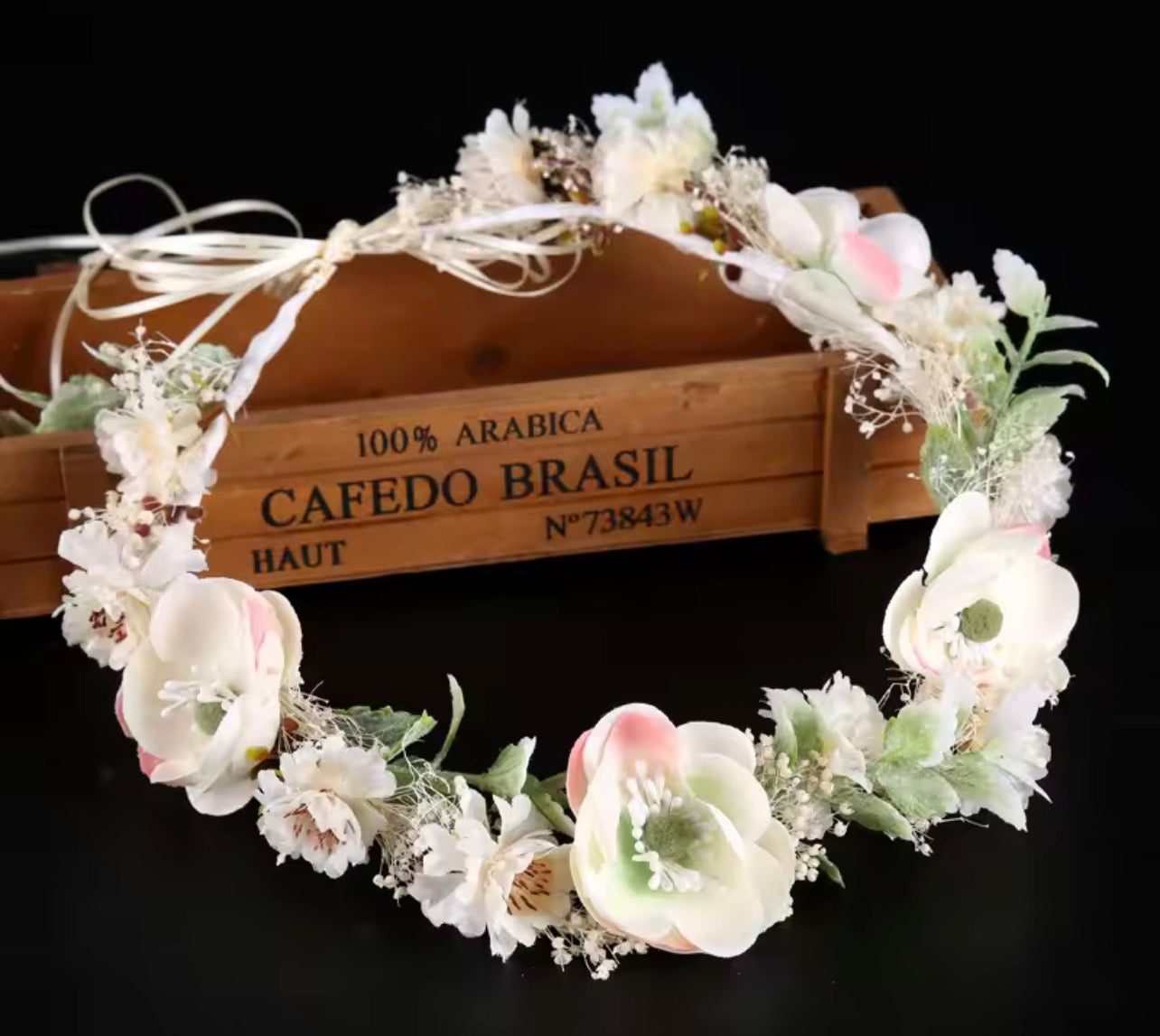 Pretty hair wreath