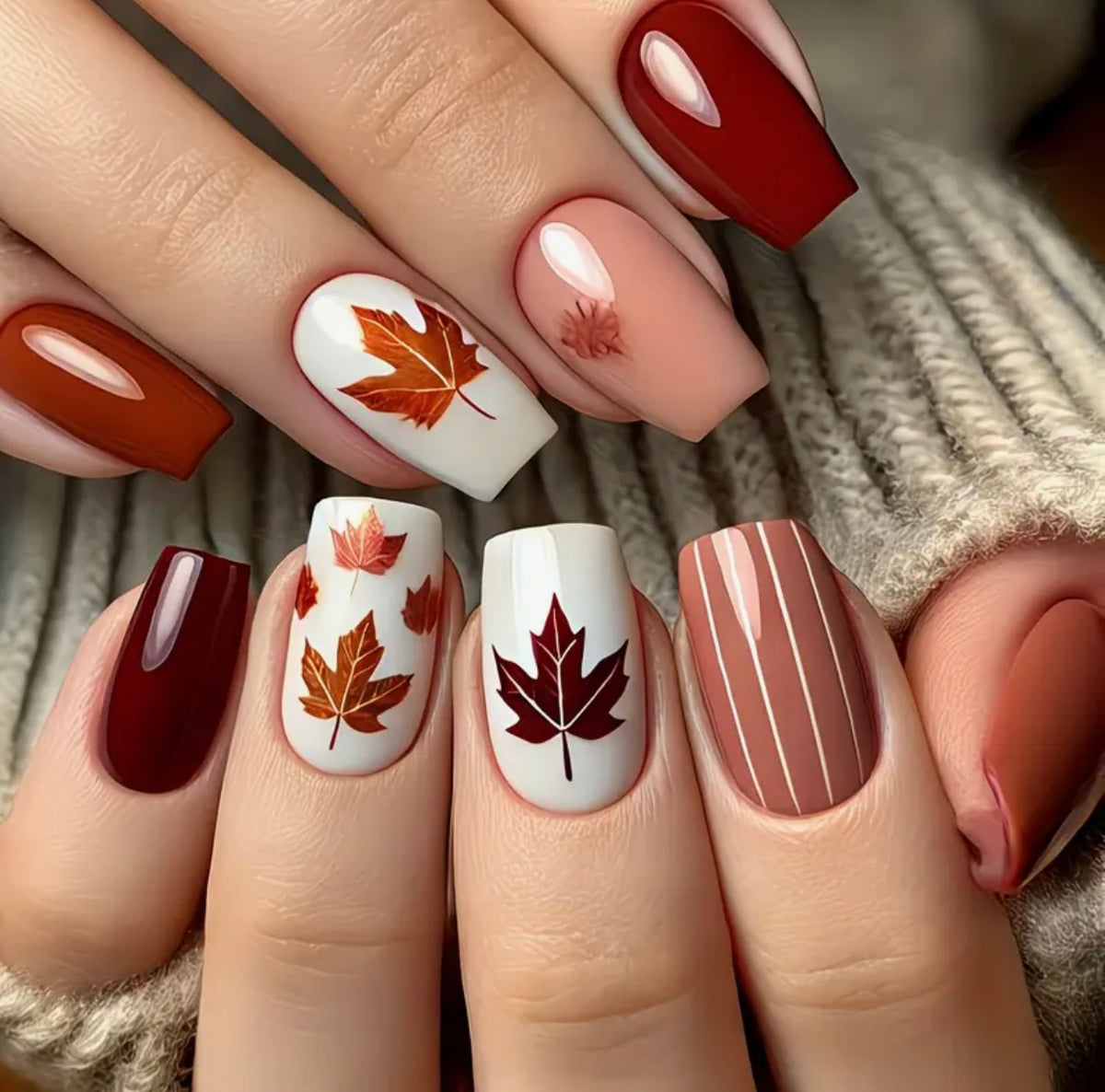 Autumn style nails
