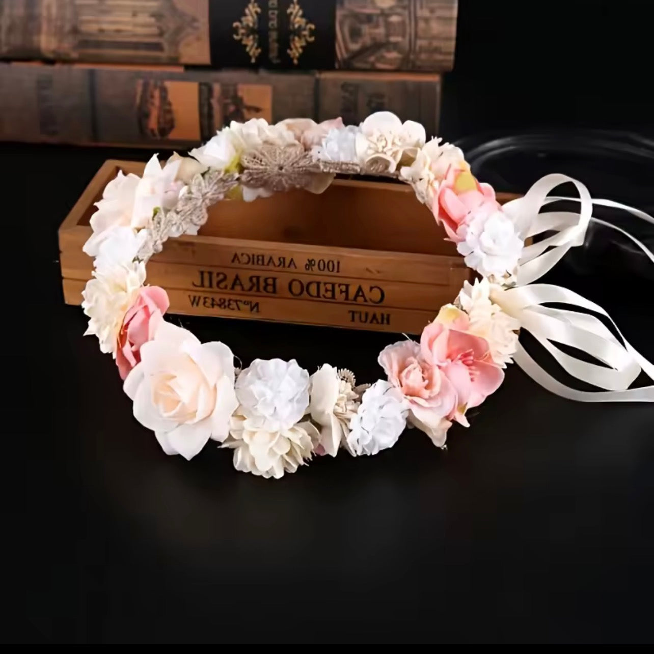 Pretty hair wreath