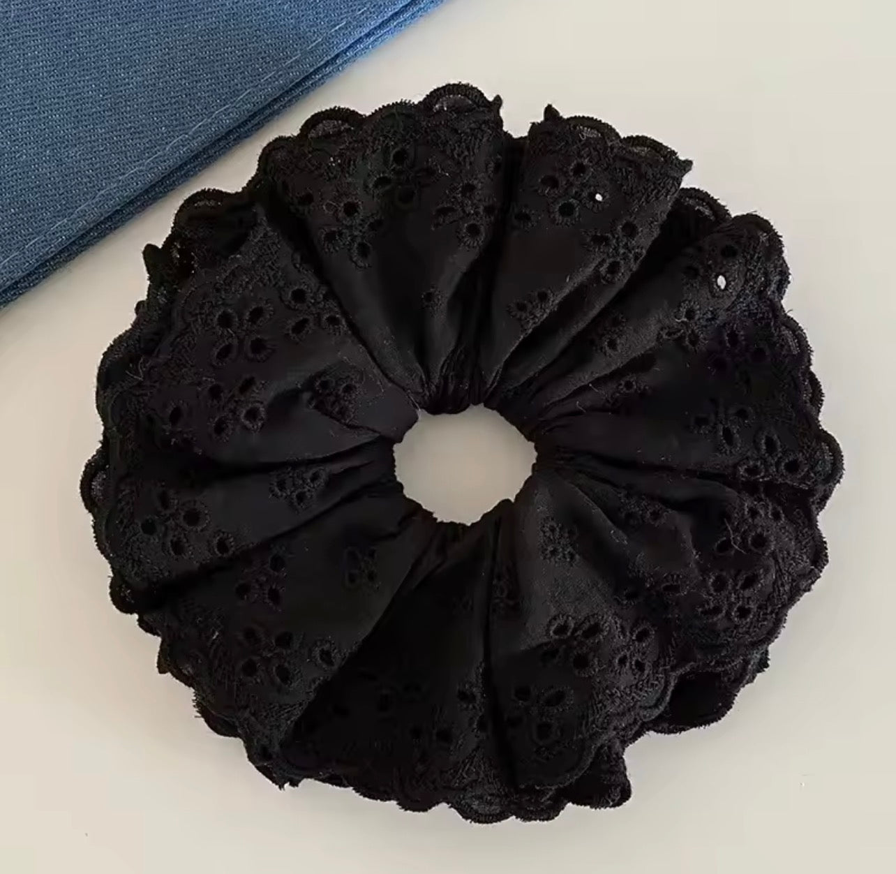 Lace 4 layers large hair scrunchies