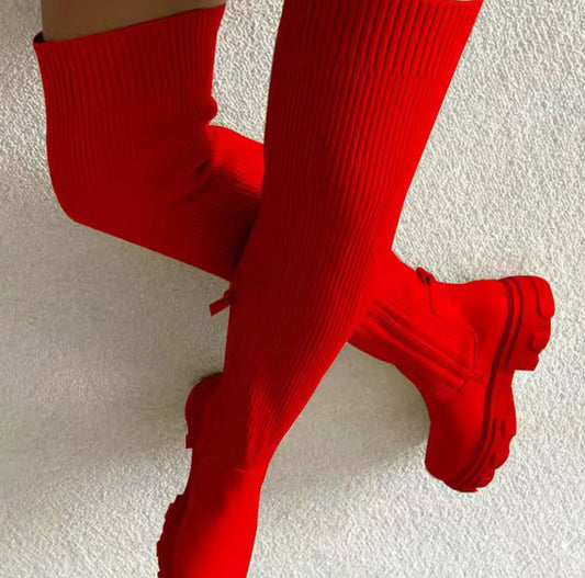 Knee high boots ( super stretch)