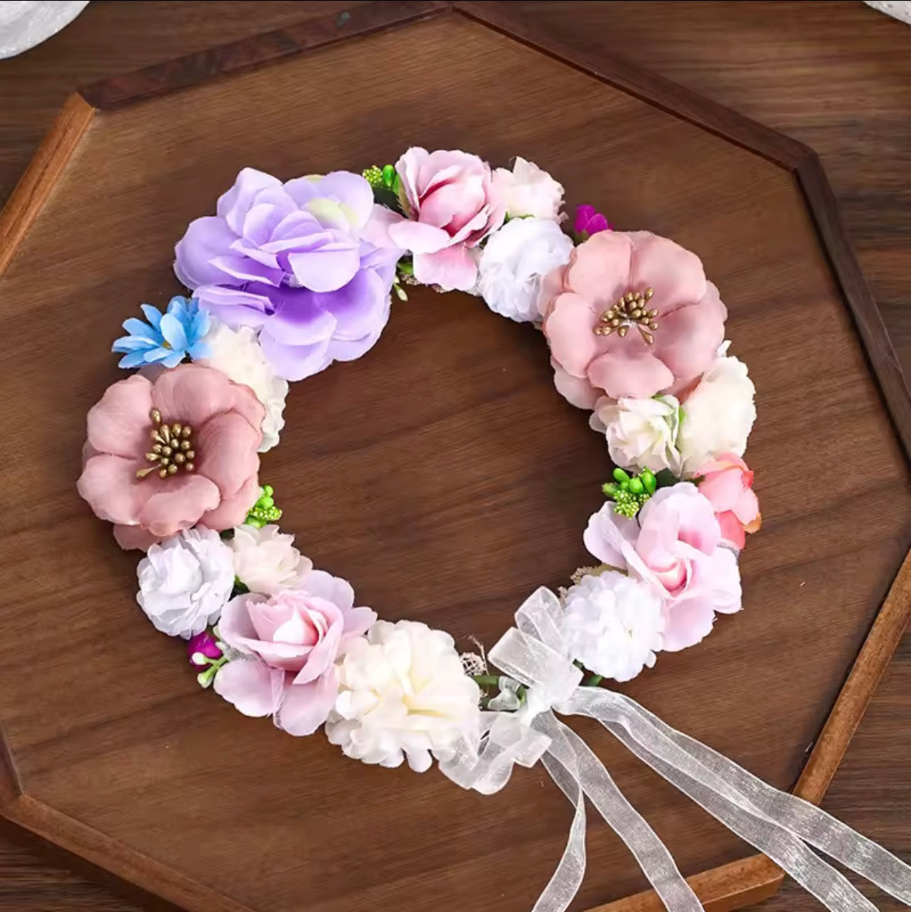Pretty hair wreath
