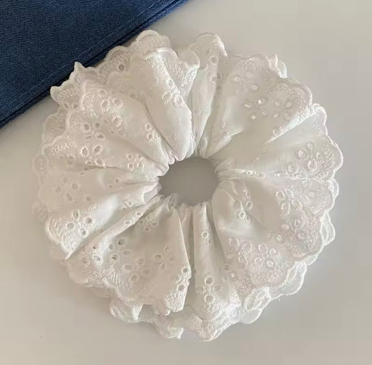 Lace 4 layers large hair scrunchies