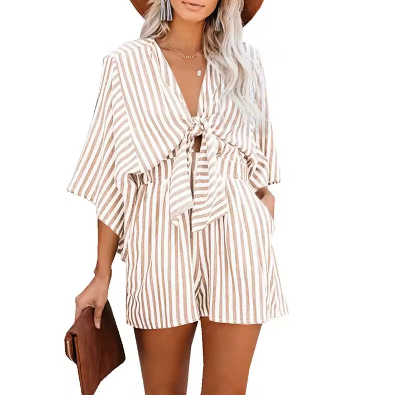 Stripped jumpsuit