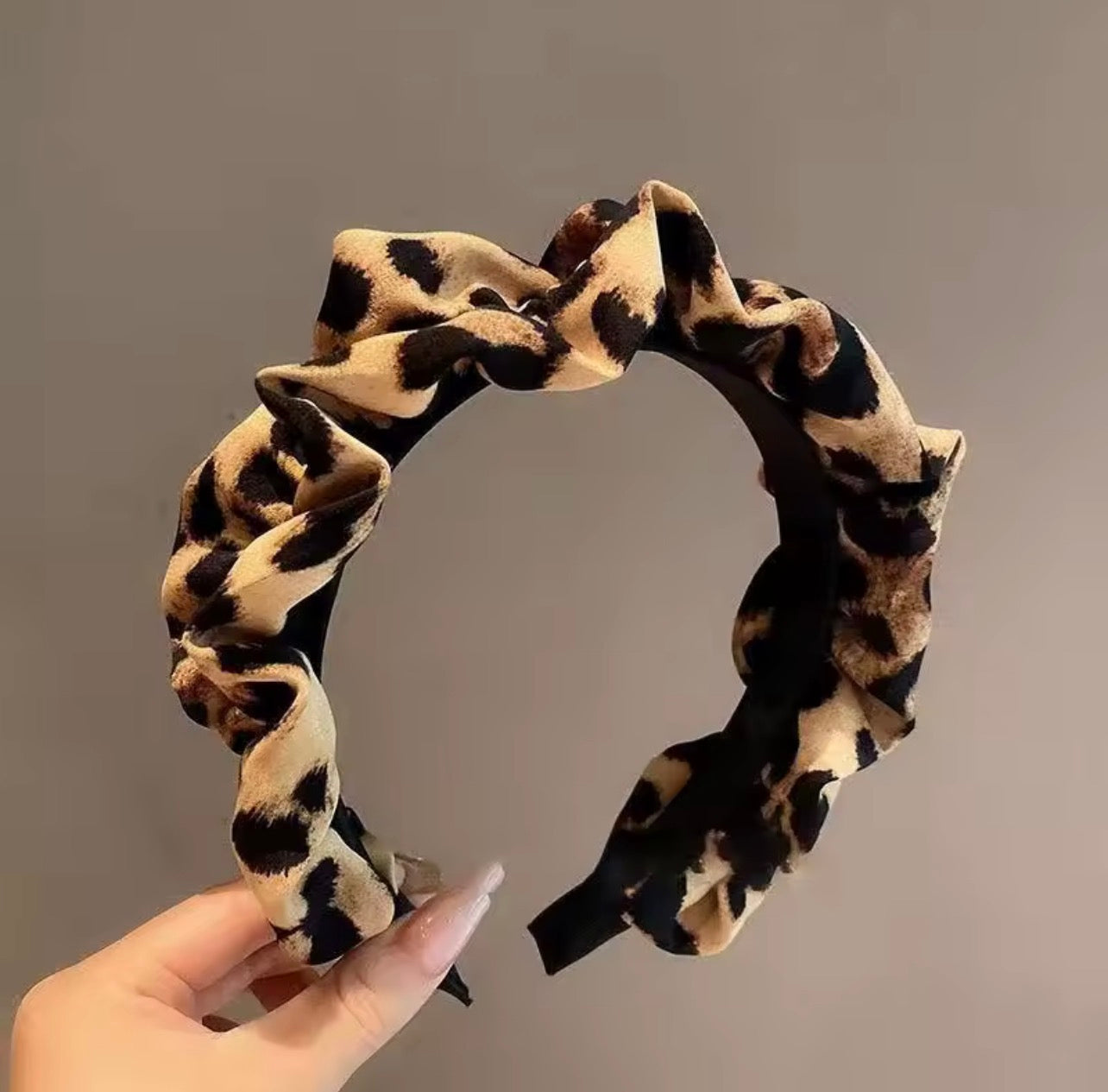 Leopard headband