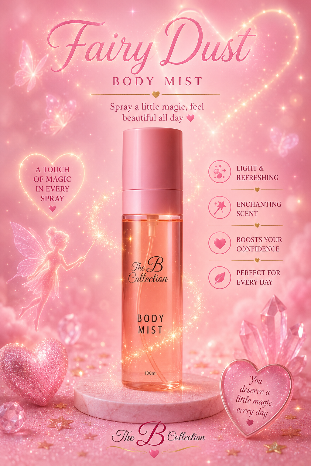 Body Mist 100ml | Sweet, Luxurious & Refreshing Fragrance | FLCN Shop
