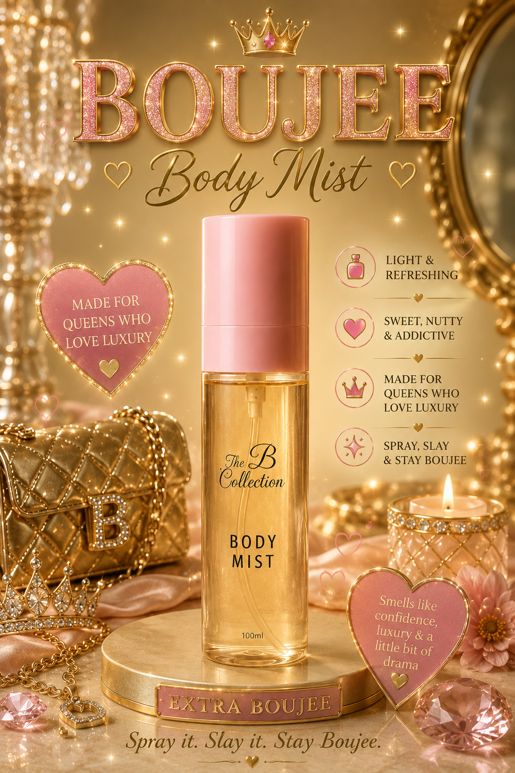 Body Mist 100ml | Sweet, Luxurious & Refreshing Fragrance | FLCN Shop