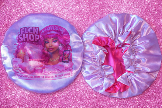 FLCN shop satin silk hair bonnet