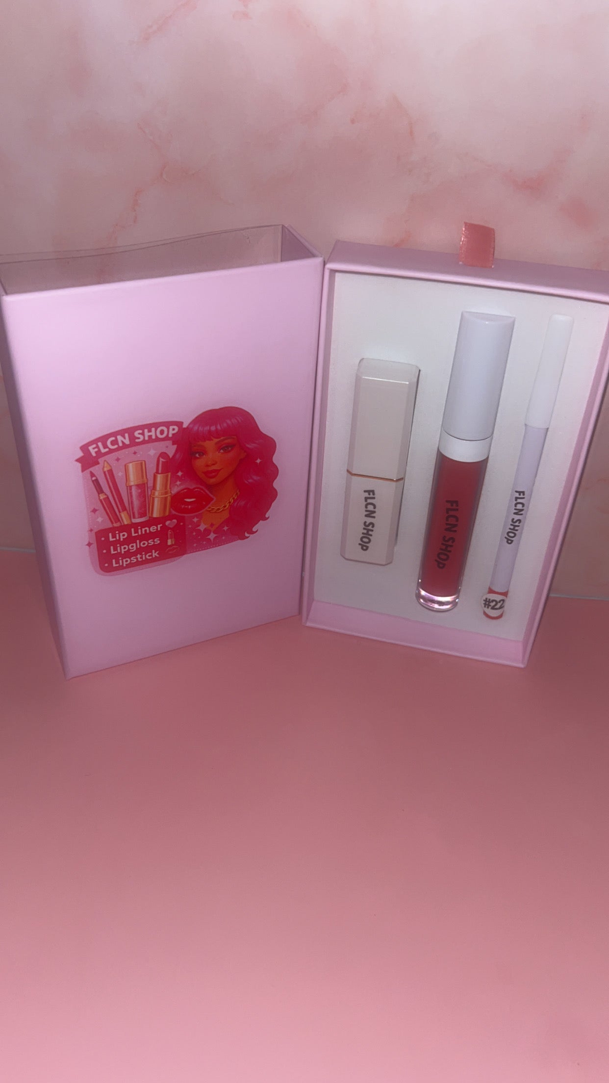 New FLCN shop lip trio kits