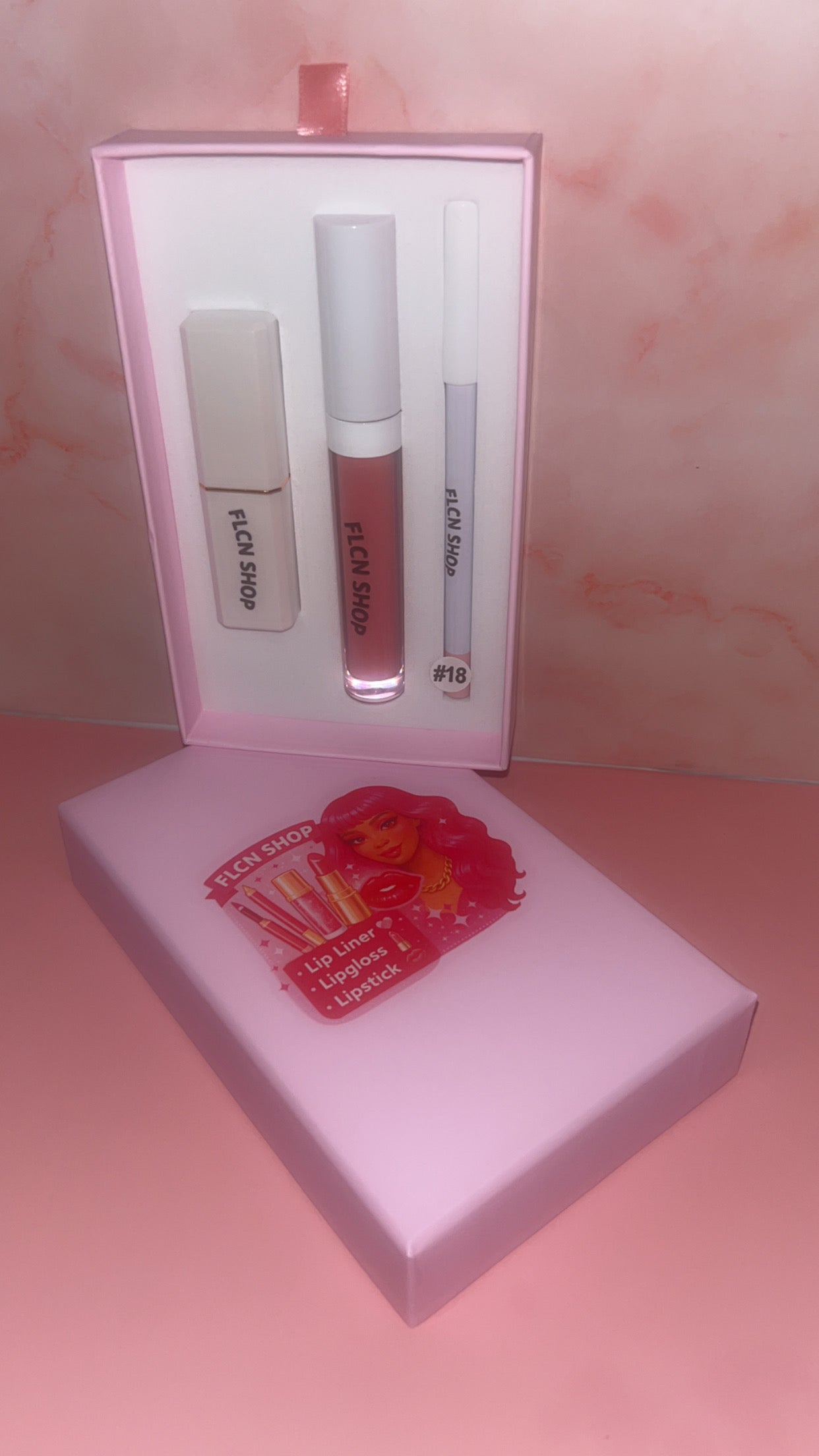 New FLCN shop lip trio kits