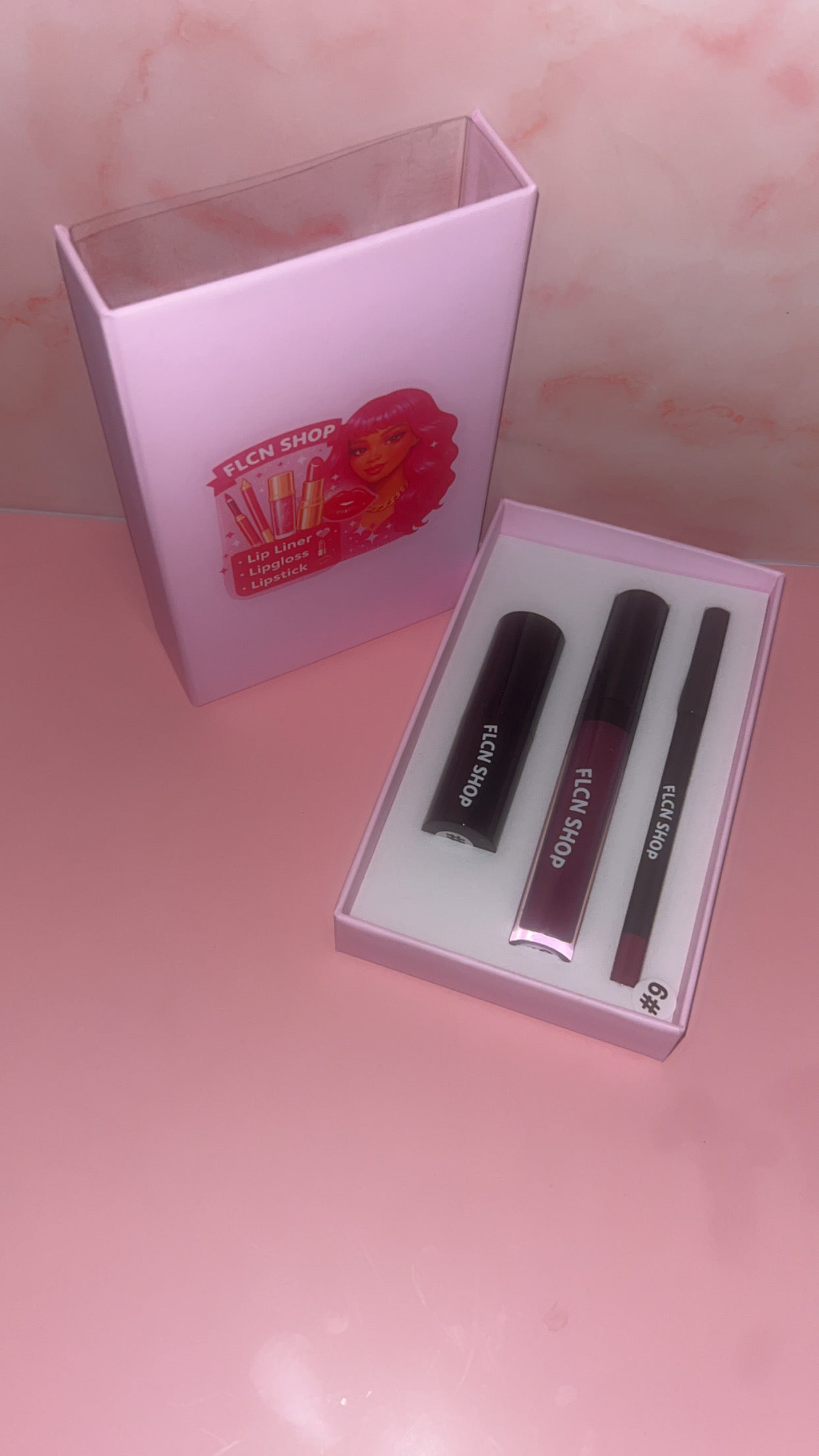 New FLCN shop lip trio kits