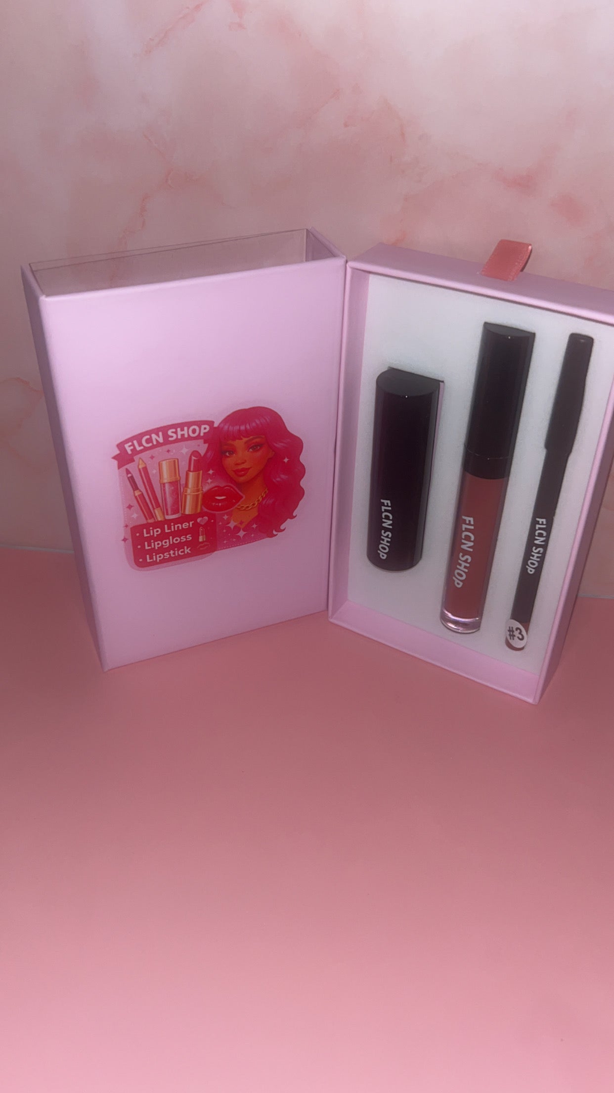 New FLCN shop lip trio kits