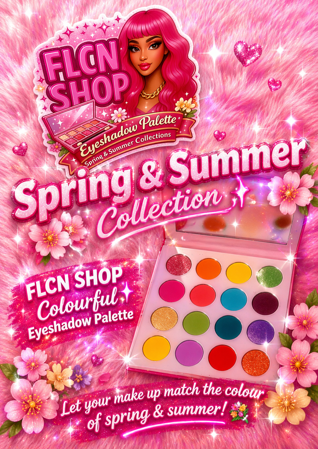 Spring & summer collection Colourful eyeshadow pallete