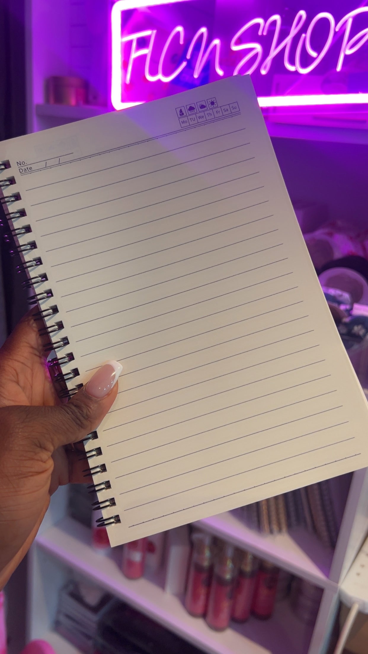 FLCN shop notebook