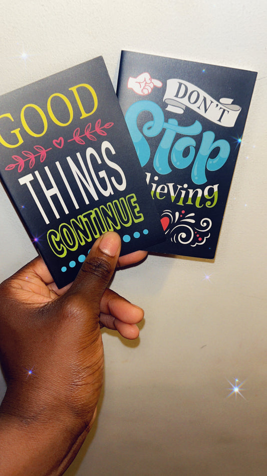 Mini motivational notepad